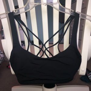 Black Lulu Lemon Sports Bra